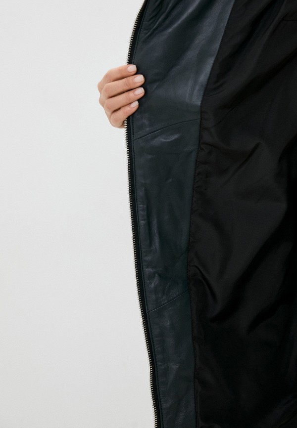 фото Куртка кожаная снежная королева