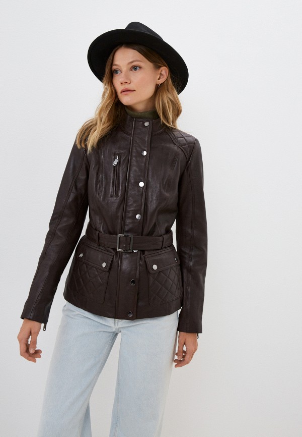 фото Куртка кожаная снежная королева