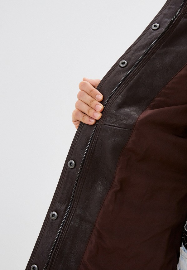 фото Куртка кожаная снежная королева