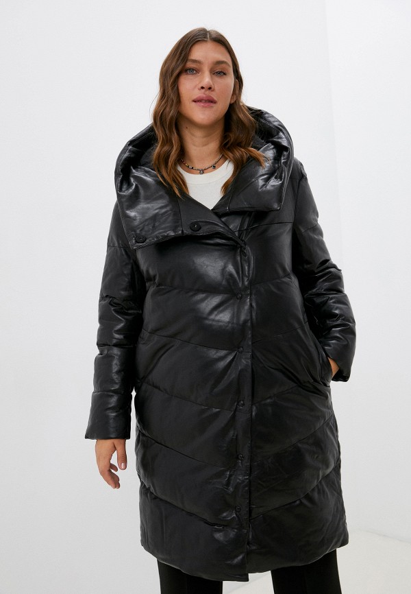 фото Куртка кожаная снежная королева