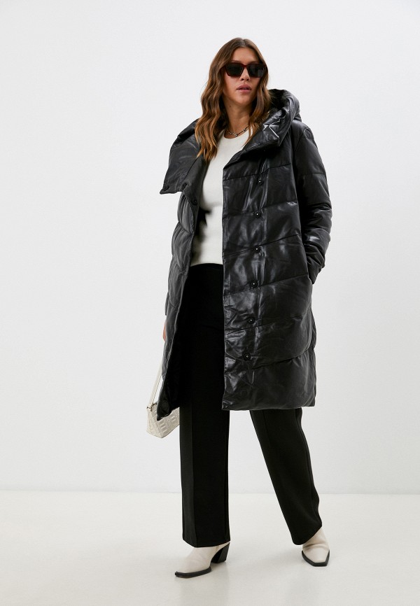 фото Куртка кожаная снежная королева