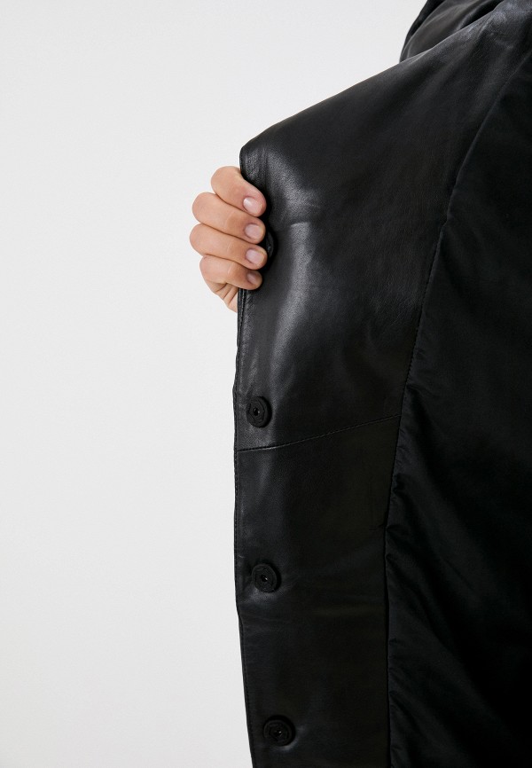 фото Куртка кожаная снежная королева