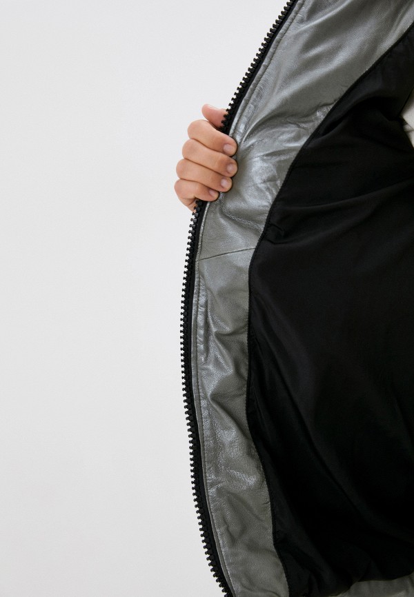 фото Куртка кожаная снежная королева