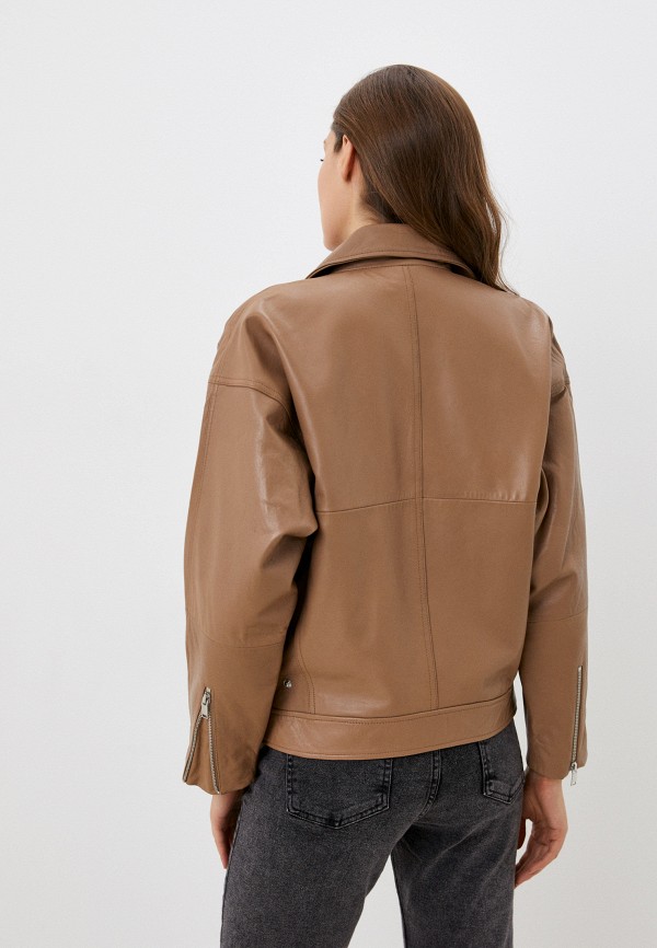 фото Куртка кожаная снежная королева