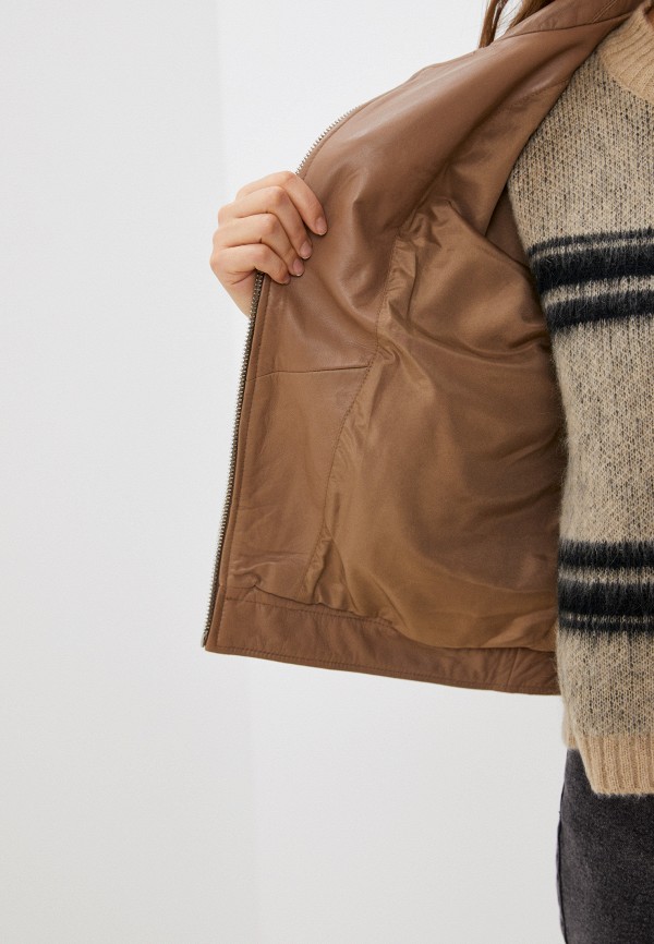 фото Куртка кожаная снежная королева