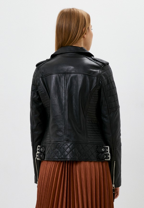 фото Куртка кожаная снежная королева