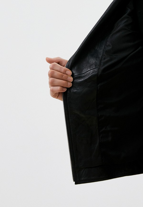 фото Куртка кожаная снежная королева