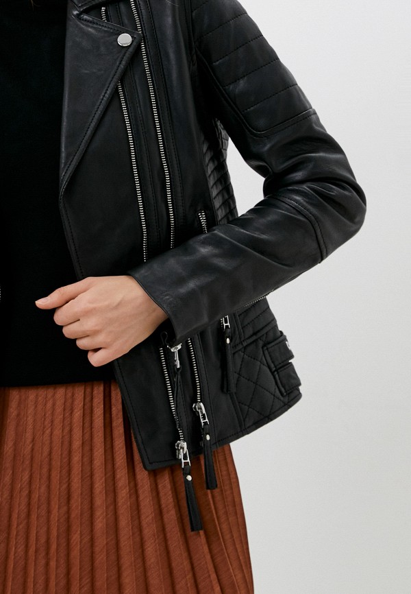 фото Куртка кожаная снежная королева