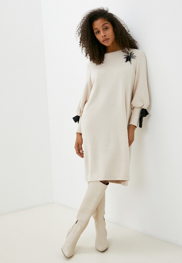 фото Платье и брошь fresh cotton