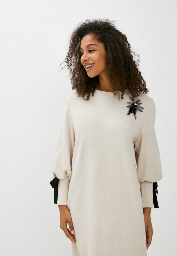 фото Платье и брошь fresh cotton