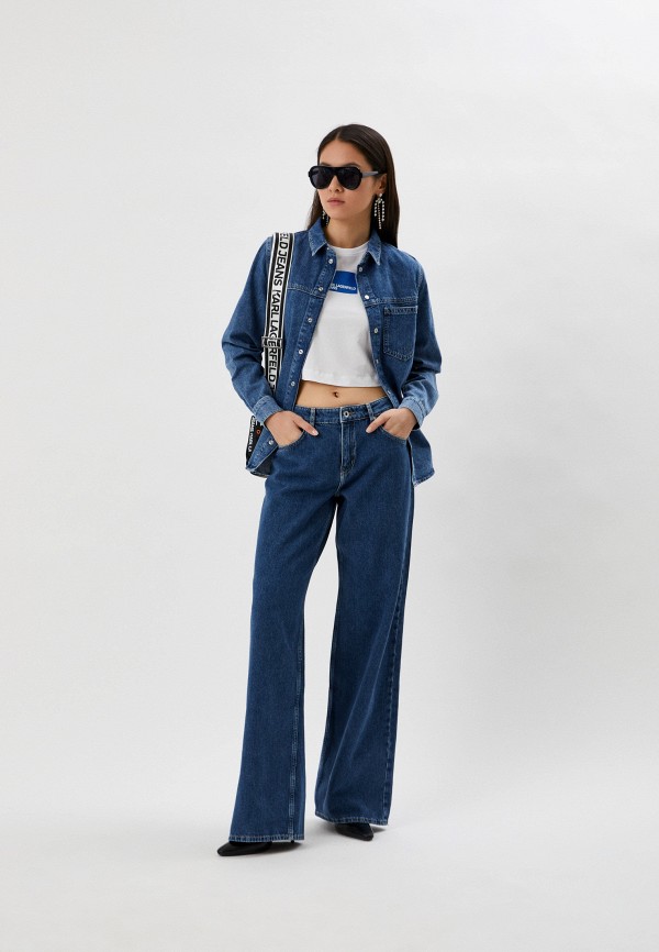 фото Рубашка джинсовая karl lagerfeld jeans