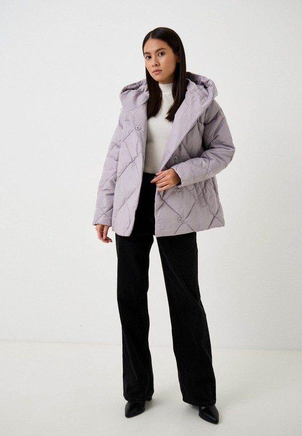 фото Куртка кожаная утепленная снежная королева