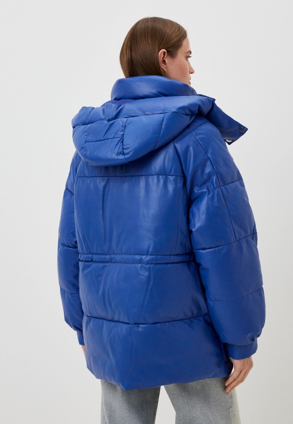 фото Куртка кожаная утепленная снежная королева