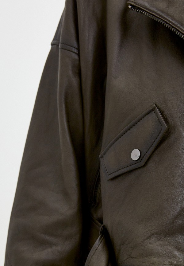 фото Куртка кожаная снежная королева