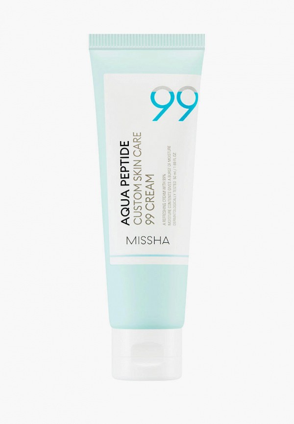 Крем для лица Missha, Голубой, Концентрированный крем с пептидами для жирной кожи Aqua Peptide Custom Skin Care 99 CREAM, 50 мл
Крем для лица Missha, Голубой, Концентрированный крем с пептидами для жирной кожи Aqua Peptide Custom Skin Care 99 CREAM, 50 мл