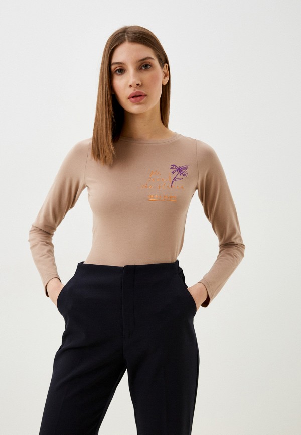 фото Лонгслив de fil blanc