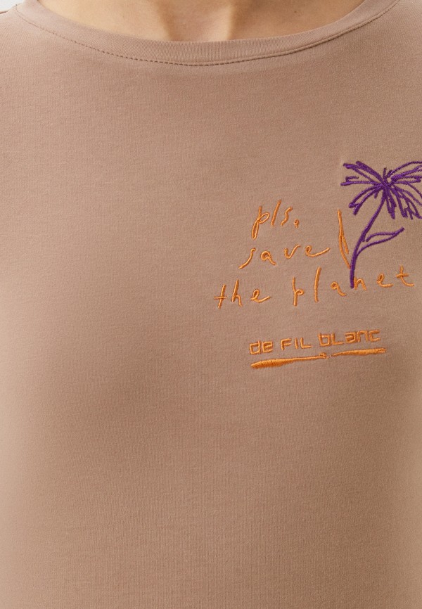 фото Лонгслив de fil blanc