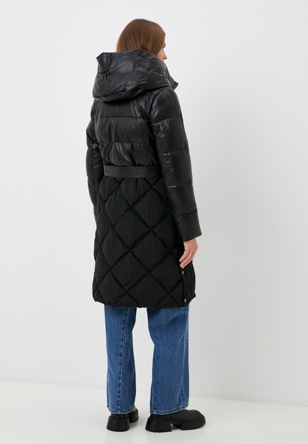 фото Куртка кожаная утепленная снежная королева