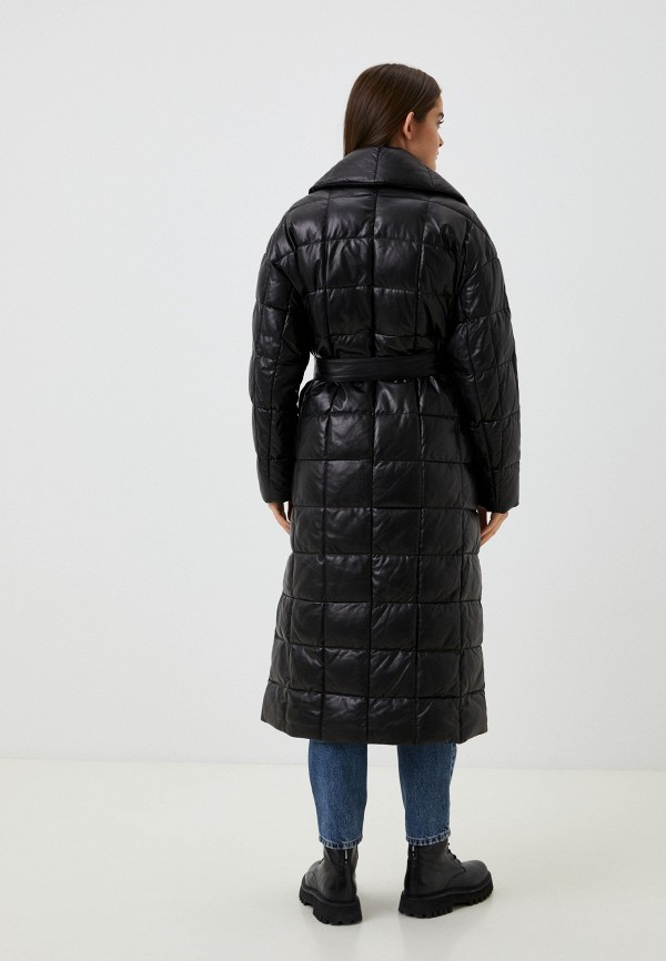 фото Куртка кожаная утепленная снежная королева