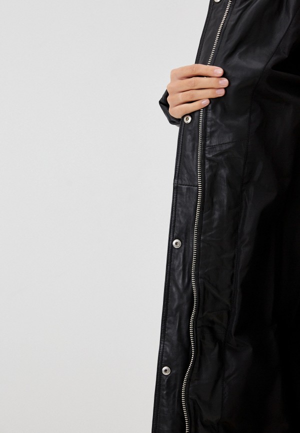 фото Куртка кожаная утепленная снежная королева