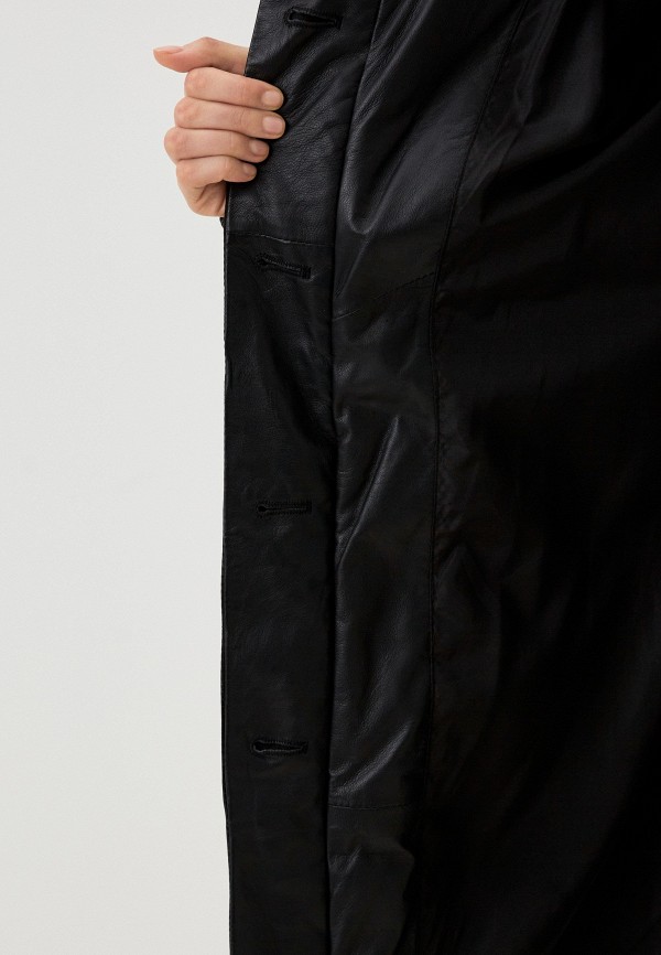 фото Куртка кожаная утепленная снежная королева