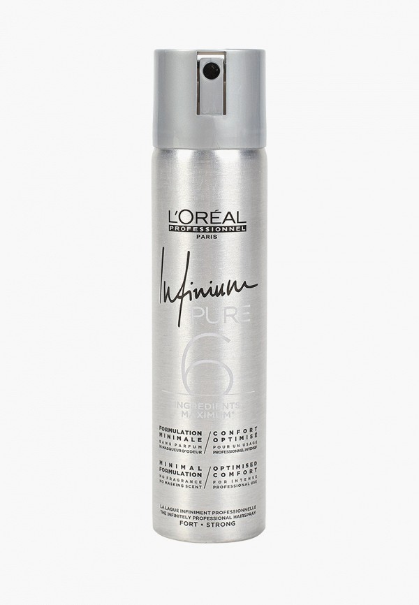 Лак для волос L'Oreal Professionnel, Прозрачный, INFINIUM PURE STRONG Сильной фиксации
Лак для волос L'Oreal Professionnel, Прозрачный, INFINIUM PURE STRONG Сильной фиксации