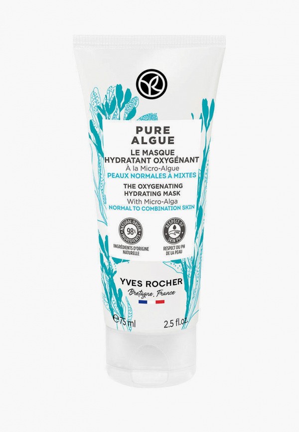 Маска для лица Yves Rocher, Белый, насыщающая кислородом увлажняющая с микроводорослями, 75 мл
Маска для лица Yves Rocher, Белый, насыщающая кислородом увлажняющая с микроводорослями, 75 мл