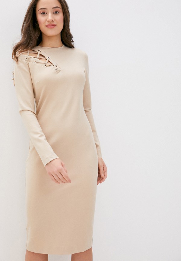 Платье Avemod, Бежевый
Платье Avemod, Бежевый