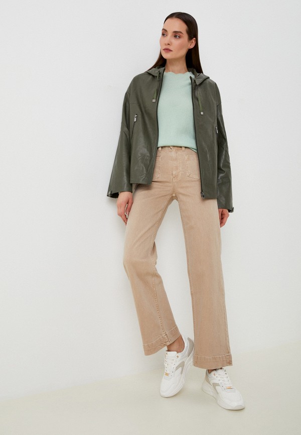 фото Куртка кожаная снежная королева