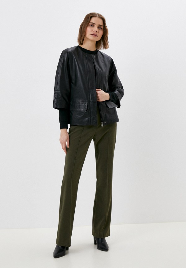 фото Куртка кожаная снежная королева