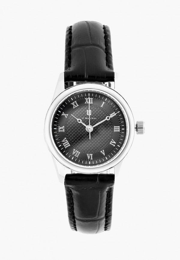 Часы U.Watches, Черный, Double U
Часы U.Watches, Черный, Double U