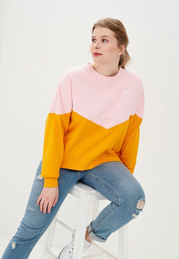 Свитшот Nike, SPORTSWEAR HERITAGE WOMEN'S FLEECE CREW (PLUS SIZE, Разноцветный 
Свитшот Nike, SPORTSWEAR HERITAGE WOMEN'S FLEECE CREW (PLUS SIZE, Разноцветный