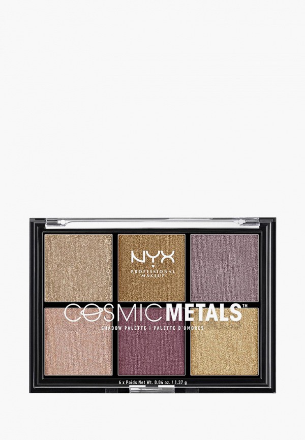 Палетка для глаз Nyx Professional Makeup, Разноцветный, Сosmic metals shadow palette, оттенок 01, 8 г
Палетка для глаз Nyx Professional Makeup, Разноцветный, Сosmic metals shadow palette, оттенок 01, 8 г