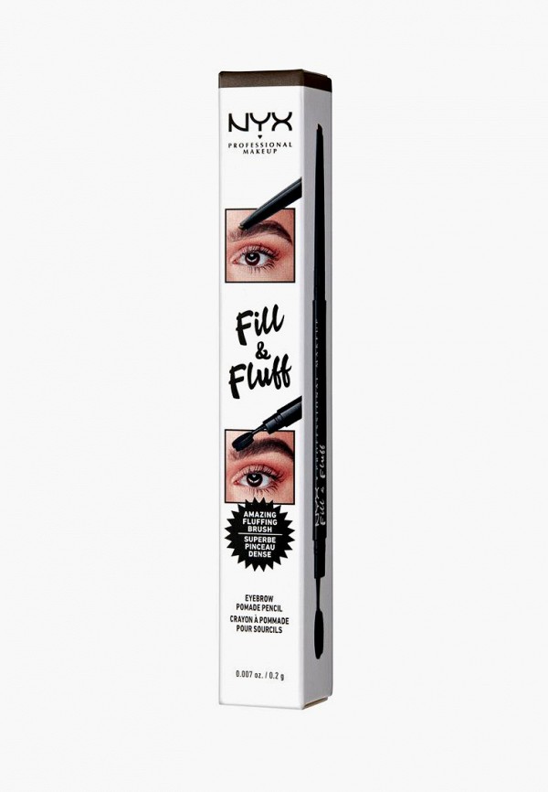 Карандаш для бровей Nyx Professional Makeup, Коричневый, Fill & Fluff Eyebrow Pomade Pencil, оттенок 07 Espresso, 0,2 г
Карандаш для бровей Nyx Professional Makeup, Коричневый, Fill & Fluff Eyebrow Pomade Pencil, оттенок 07 Espresso, 0,2 г