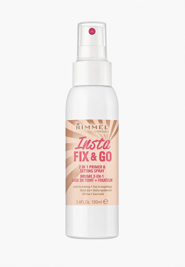 Спрей для лица Rimmel, Прозрачный, INSTA FIX & GO, 2in1 primer and setting spray, Праймер и Фиксатор Для Макияжа, 100 мл
Спрей для лица Rimmel, Прозрачный, INSTA FIX & GO, 2in1 primer and setting spray, Праймер и Фиксатор Для Макияжа, 100 мл