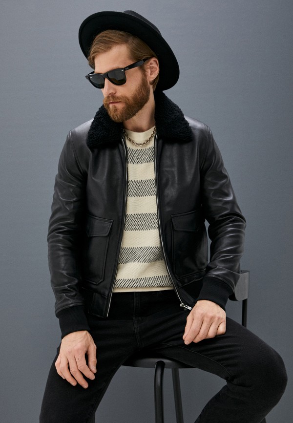 фото Куртка кожаная serge pariente