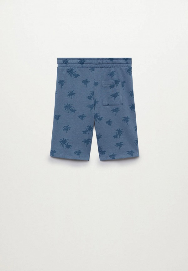 Шорты Mango Kids, Синий, PALMS 
Шорты Mango Kids, Синий, PALMS