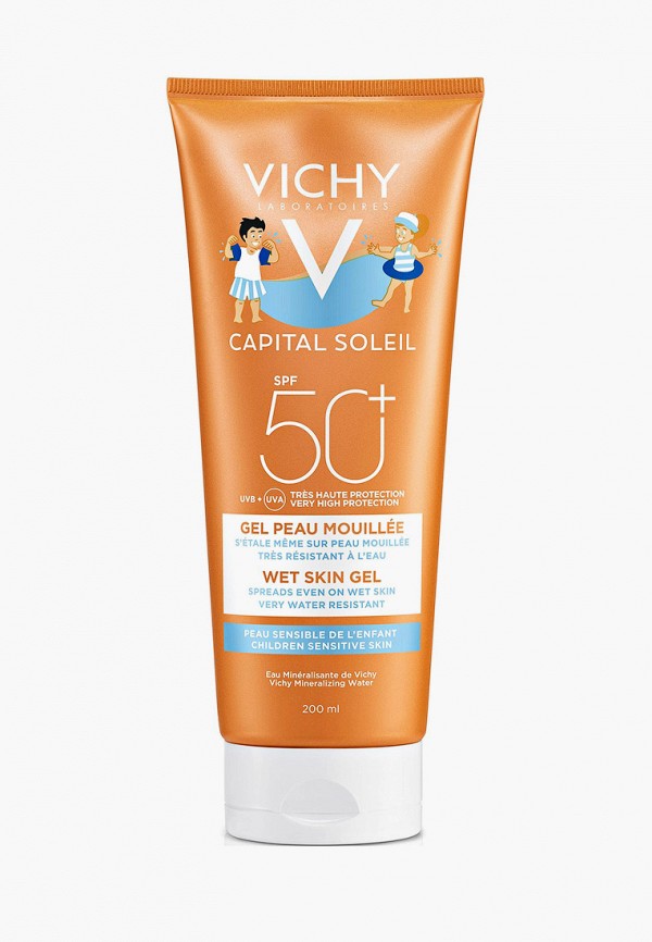 Крем для тела Vichy, Прозрачный, солнцезащитный для детей CAPITAL SOLEIL с технологией нанесения на влажную кожу WET SKIN SPF50+, 200 мл
Крем для тела Vichy, Прозрачный, солнцезащитный для детей CAPITAL SOLEIL с технологией нанесения на влажную кожу WET SKIN SPF50+, 200 мл