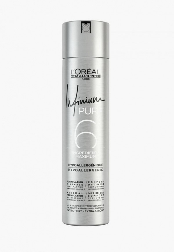 Лак для волос L'Oreal Professionnel, Прозрачный, Infinium Pure Strong сильной фиксации, 500 мл
Лак для волос L'Oreal Professionnel, Прозрачный, Infinium Pure Strong сильной фиксации, 500 мл