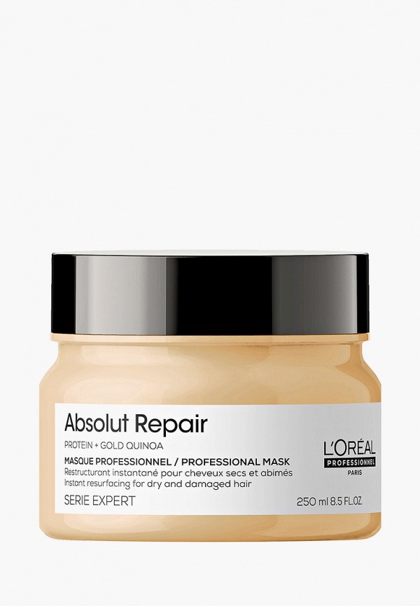 Маска для волос L'Oreal Professionnel, Прозрачный, Serie Expert Absolut Repair для восстановления поврежденных волос, 250 мл
Маска для волос L'Oreal Professionnel, Прозрачный, Serie Expert Absolut Repair для восстановления поврежденных волос, 250 мл