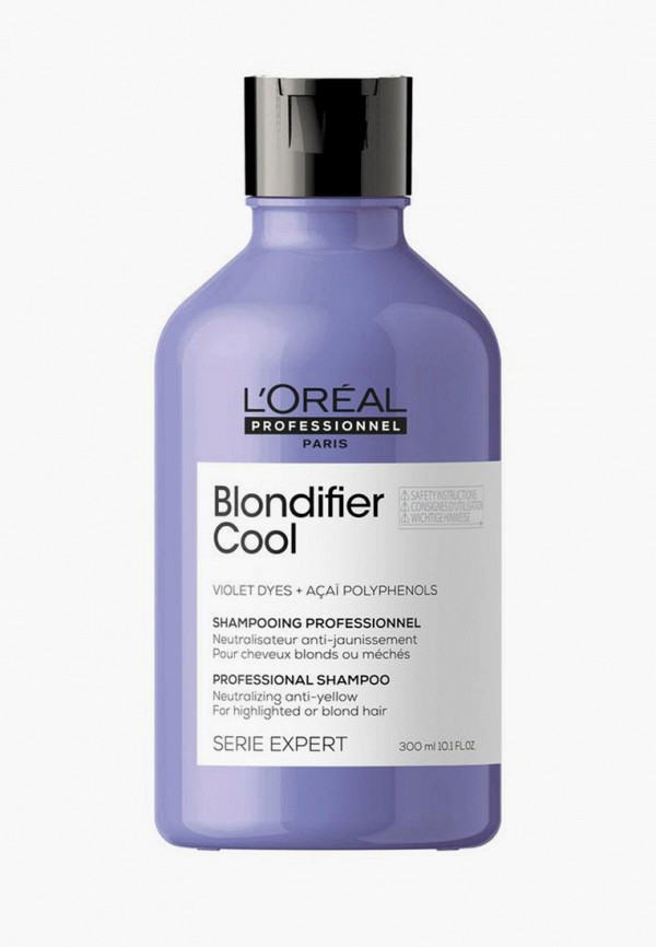 Шампунь L'Oreal Professionnel, Прозрачный, Serie Expert Blondifier Cool для нейтрализации желтизны холодных оттенков блонд, 300 мл
Шампунь L'Oreal Professionnel, Прозрачный, Serie Expert Blondifier Cool для нейтрализации желтизны холодных оттенков блонд, 300 мл
