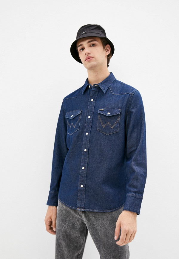 фото Рубашка джинсовая wrangler