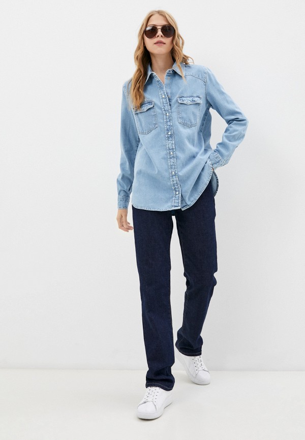 фото Рубашка джинсовая guess jeans
