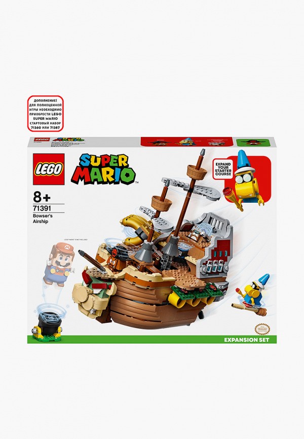 Конструктор LEGO, Разноцветный, дополнительный набор "Летучий корабль Боузера", 1152 элемента
Конструктор LEGO, Разноцветный, дополнительный набор "Летучий корабль Боузера", 1152 элемента