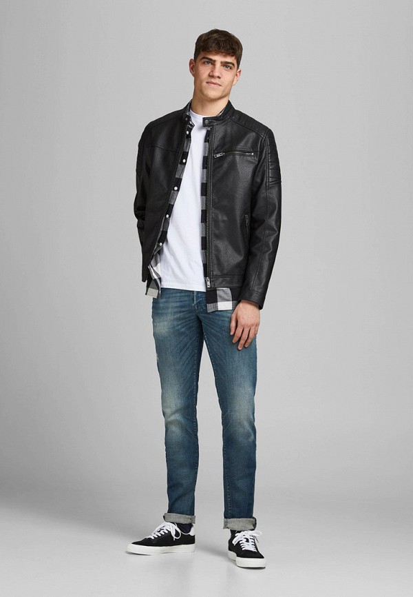 фото Куртка кожаная jack & jones