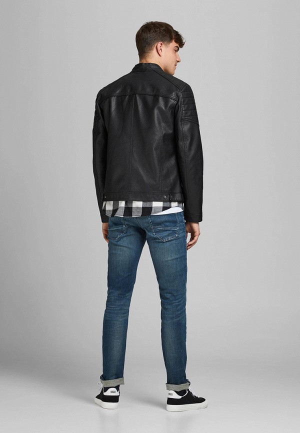 фото Куртка кожаная jack & jones
