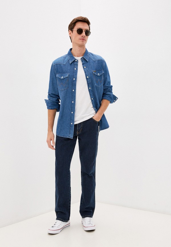 фото Рубашка джинсовая wrangler
