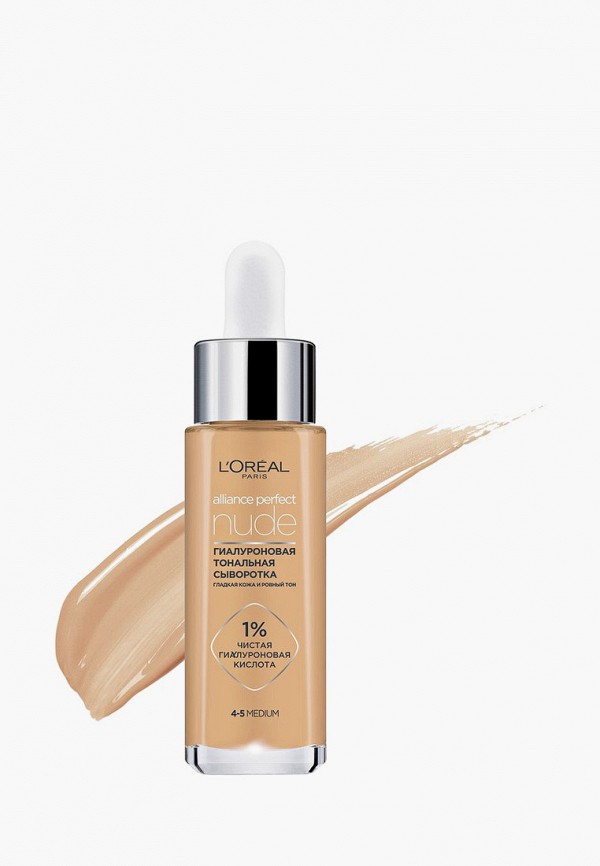 Тональное средство L'Oreal Paris, Бежевый, Гиалуроновая тональная сыворотка "ALLIANCE PERFECT NUDE", 30 мл
Тональное средство L'Oreal Paris, Бежевый, Гиалуроновая тональная сыворотка "ALLIANCE PERFECT NUDE", 30 мл