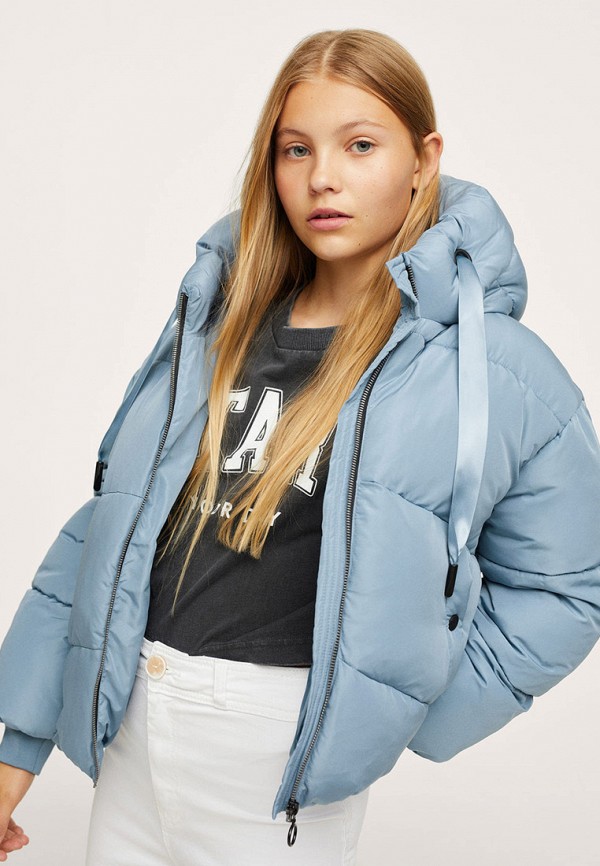 фото Куртка утепленная mango kids