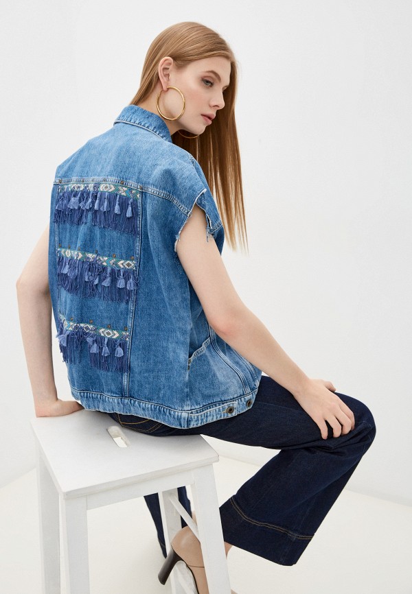 Жилет джинсовый Patrizia Pepe, Синий, Patrizia Pepe RTLAAV624501
Жилет джинсовый Patrizia Pepe, Синий, Patrizia Pepe RTLAAV624501